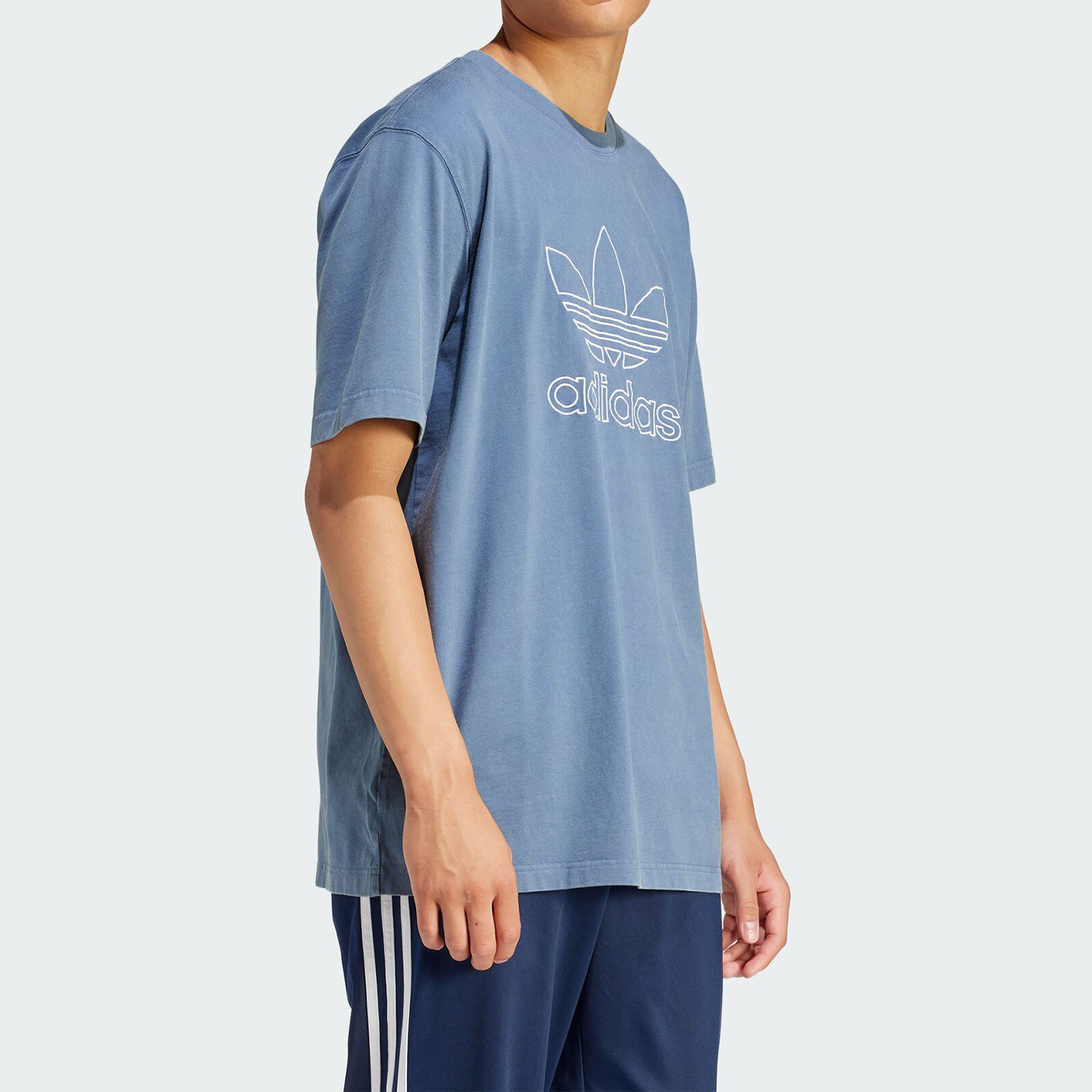 阿迪达斯三叶草男子运动休闲T恤