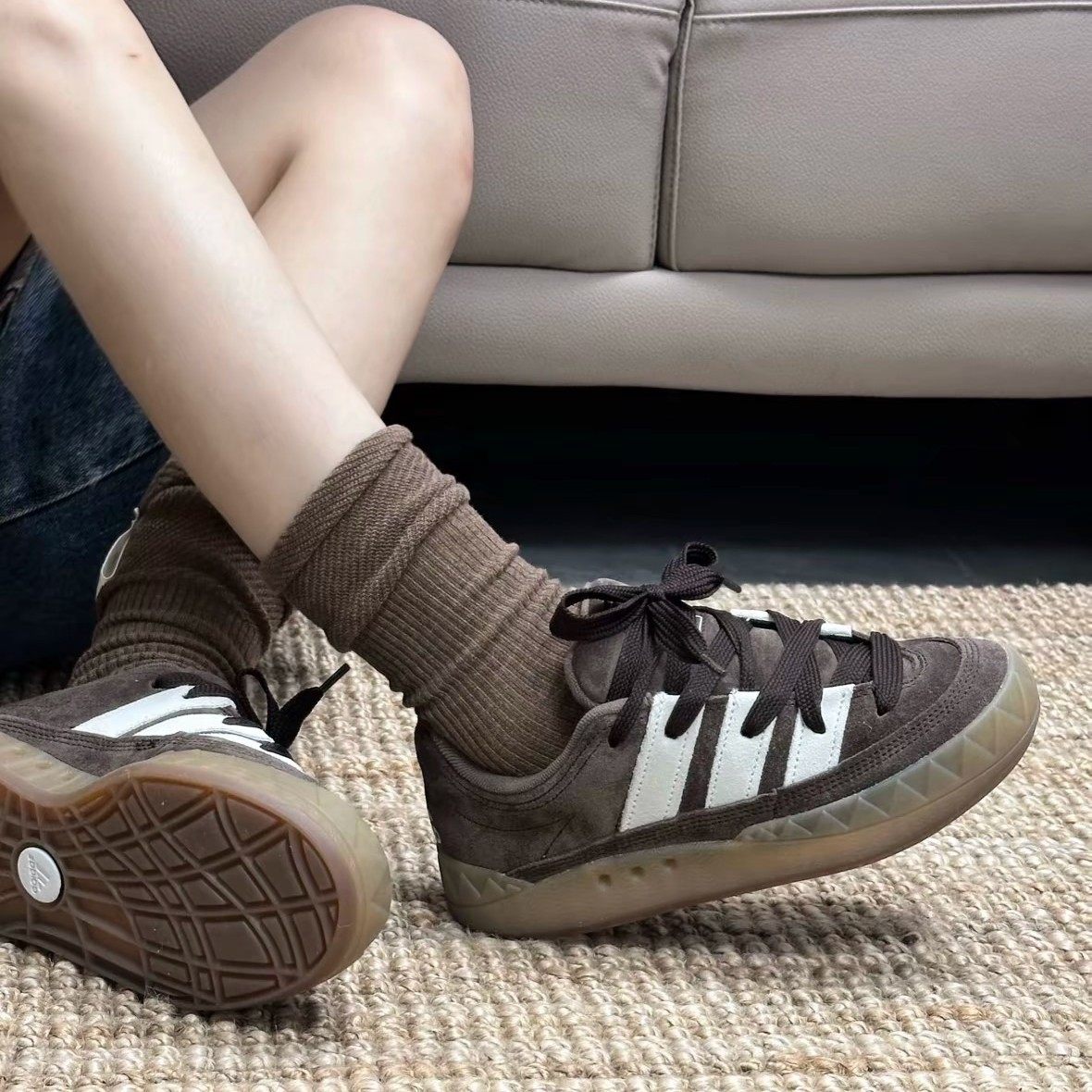 adidas阿迪达斯三叶草ADIMATIC板鞋面包鞋2026男女休闲鞋ID3947,运动鞋new,运动休闲鞋,淘宝优惠券,粉丝福利购,淘宝优惠卷