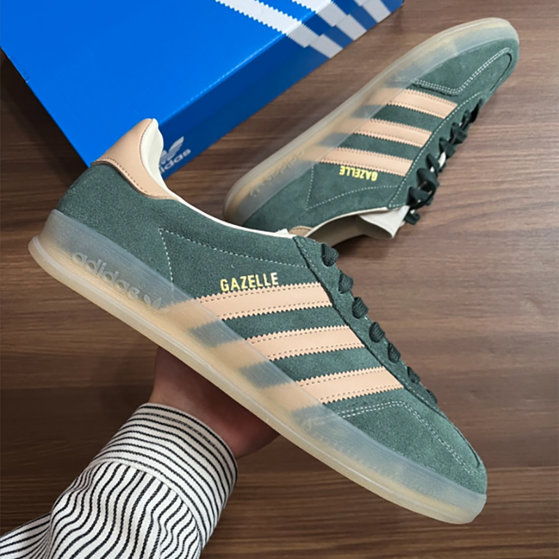 adidas阿迪达斯三叶草Gazelle男女低帮复古耐磨运动休闲鞋JH5402