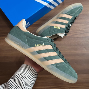 adidas阿迪达斯三叶草Gazelle男女低帮复古耐磨运动休闲鞋JH5402