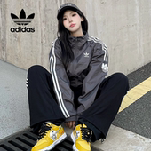 潮搭 Adidas 新款 三叶草运动休闲外套男女爆款 JI7533 阿迪达斯正品