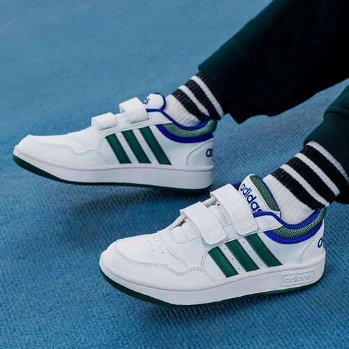 Adidas/阿迪达斯正品HOOPS 3.0 CF C小童耐磨运动板鞋IH7896