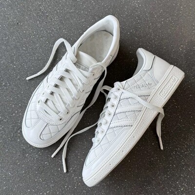 Adidas阿迪达斯Handball Spezial小香风白色菱纹格德训板鞋KJ0854