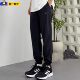 JJ1301 黑色梭织束脚长裤 Adidas阿迪达斯男女夏季 轻薄防晒运动裤