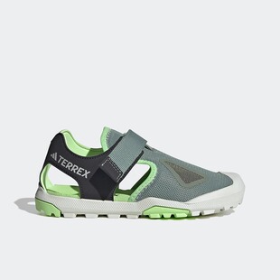 Adidas/阿迪达斯正品TERREX大童户外包头运动徒步凉鞋IE5139