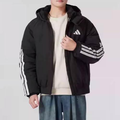 Adidas阿迪达斯正品秋冬季男子时尚百搭运动休闲宽松羽绒服JG3845
