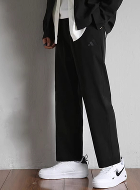 Adidas阿迪达斯正品运动裤男款宽松黑色春季新款休闲长裤 JL6073