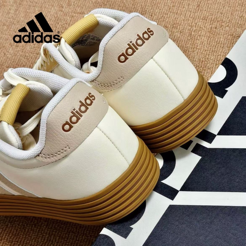Adidas阿迪达斯正品新款春冬男鞋女鞋厚底增高耐磨系带板鞋JR0081