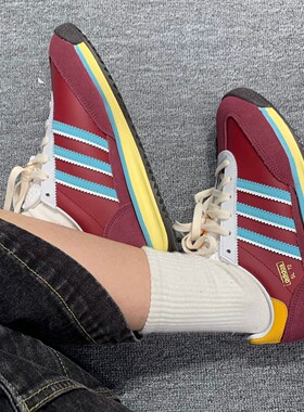 Adidas阿迪达斯 SL72 RS 红色男女复古耐磨经典运动休闲鞋JR0049