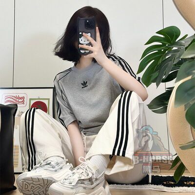 酷动城阿迪达斯三叶草男女短袖衫