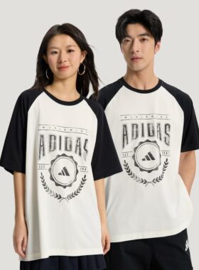 Adidas阿迪达斯夏季男女美式潮流宽松短袖T恤百搭休闲圆领KX0518