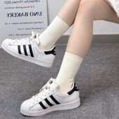 女鞋 阿迪达斯男鞋 EG4958 春季 三叶草小白鞋 贝壳头金标板鞋 男正品