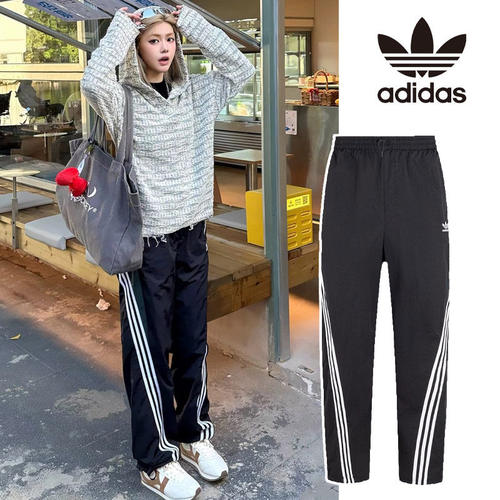 Adidas阿迪达斯三叶草直筒长裤
