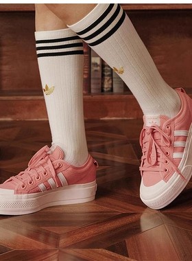 Adidas/阿迪达斯正品三叶草男女同款时尚潮流运动厚底板鞋JQ9149