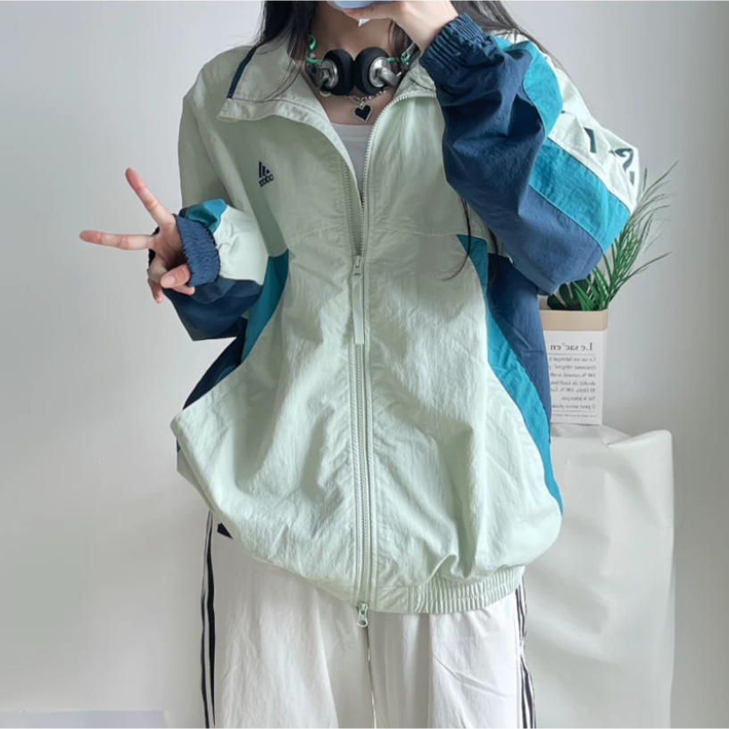 阿迪达斯外套男夏季新款休闲宽松梭织立领夹克衫防风运动服IS5148