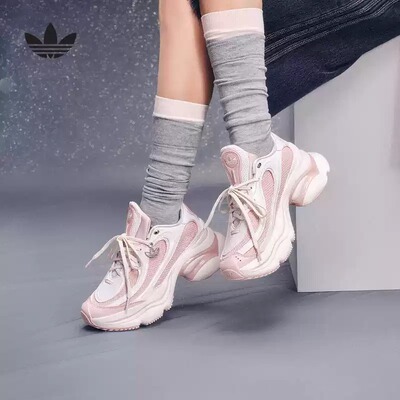 Adidas阿迪达斯2026秋季新款女OZVENUZ厚底休闲运动老爹鞋KI0556