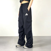 KA9312 速干凉爽多口袋运动休闲伞兵裤 Adidas阿迪达斯长裤 男子春季