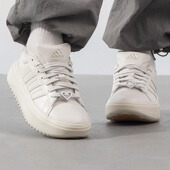 运动板鞋 阿迪达斯女鞋 JH8667 COURT PLATFORM厚底面包鞋 新款 GRAND