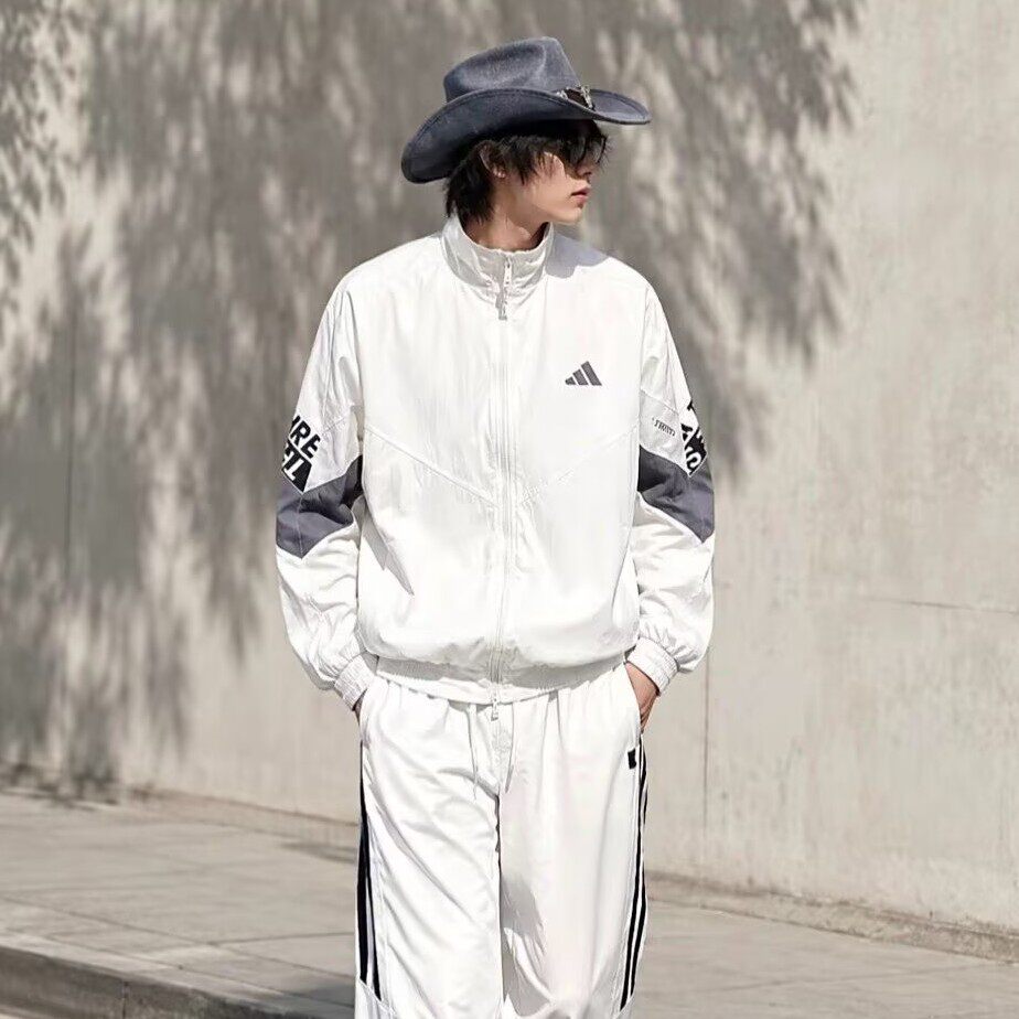 Adidas阿迪达斯男女2026秋季新款立领梭织透气外套运动夹克KA1264