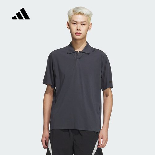 Adidas阿迪达斯男2026夏季翻领POLO衫武宗系列运动短袖T恤 JM0982
