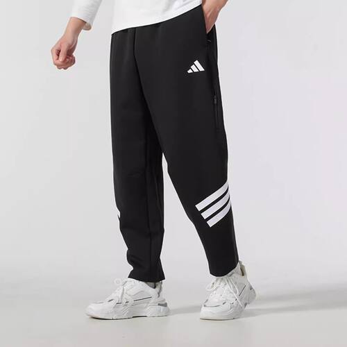 正品阿迪达斯男裤2026春新款经典三条纹九分运动裤JD4891 JD4889