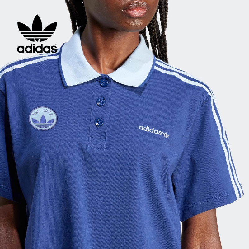 Adidas/阿迪达斯正品三叶草女士运动休闲舒适透气时尚短袖 IX3543