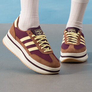 Adidas/阿迪达斯三叶草休闲鞋女鞋SL 72 STACK厚底运动鞋 JQ6420