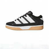 系带休闲运动鞋 TURNAROUND黑白细绒男鞋 JR1469 阿迪达斯 Adidas