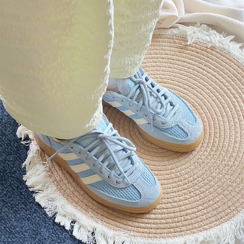 adidas阿迪达斯百搭男鞋 HANDBALL 运动板鞋德训鞋T头鞋女JS3866