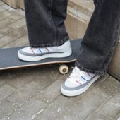 防滑运动休闲拼色复古低帮滑板鞋 阿迪达斯男鞋 ADIMATIC春季 IH3265