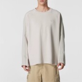 圆领T恤KH1175 华夫格休闲长袖 阿迪达斯三叶草男子2026春季 新款