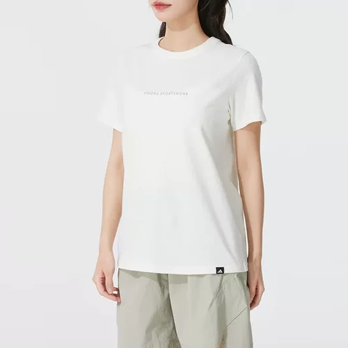 Adidas/阿迪达斯正品2026夏季款女士运动印花休闲涂鸦短袖JX5322