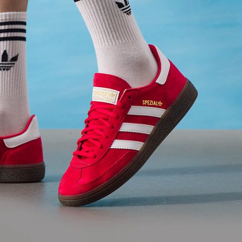 Adidas/阿迪达斯正品 HANDBALL SPEZIAL男女运动红色板鞋 FV1227