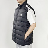 轻便运动休闲保暖背心JN7477 经典 Adidas阿迪达斯羽绒马甲男装 新款