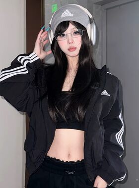 阿迪达斯速干透气女款外套