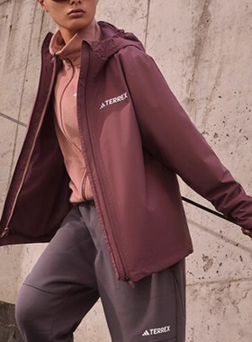 Adidas/阿迪达斯正品新款女士秋冬户外保暖连帽三合一外套JY4793