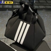 正品 阿迪达斯男女包可折叠运动挎包条纹时尚 休闲单肩包2026春冬季