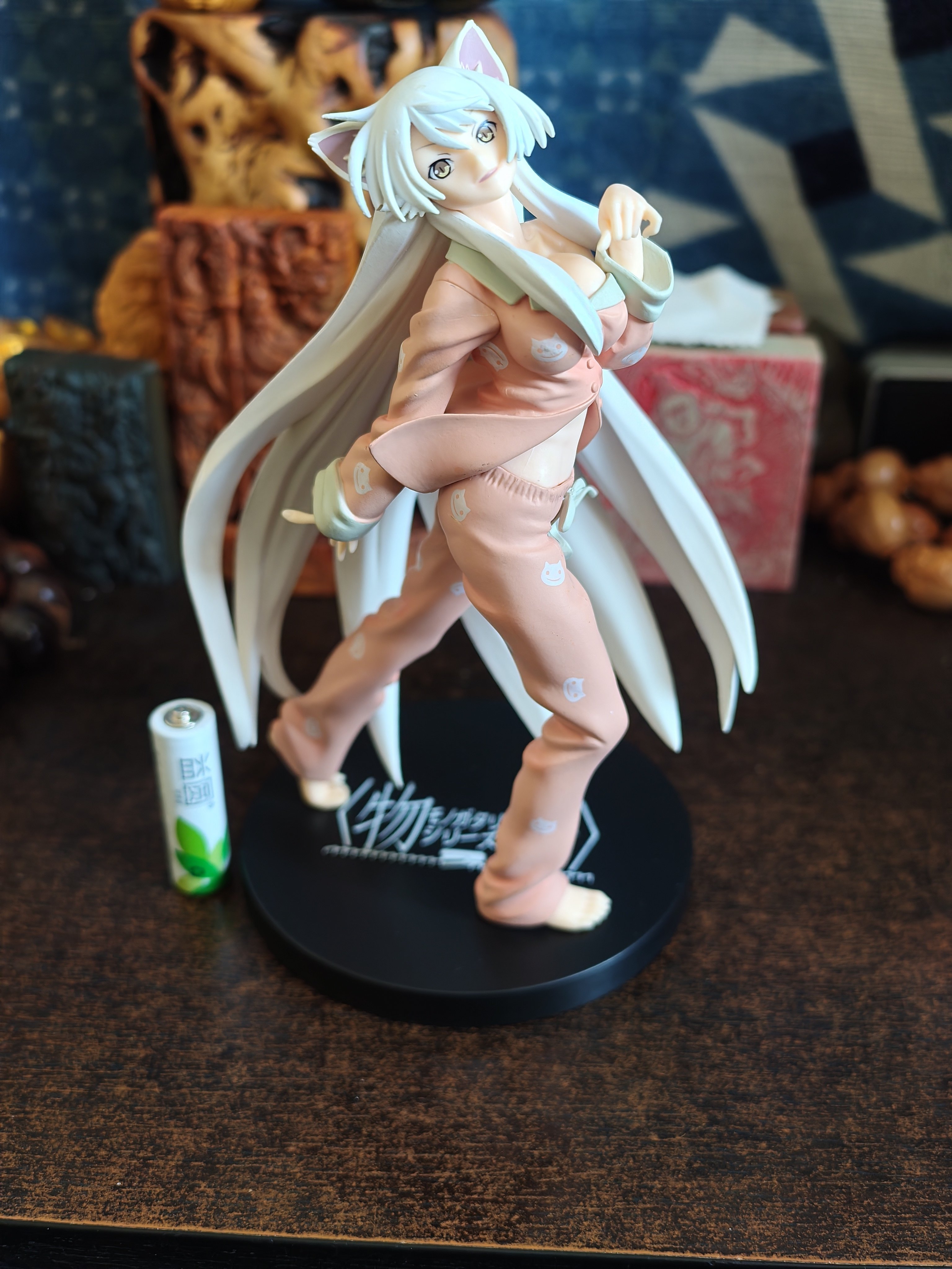 世嘉SEGA 化物语 猫娘 黑羽川 羽川翼手办模型公仔摆件景品玩具