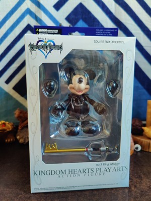 SE社日版正版王国之心2 黑米奇可动人偶手办模型公仔摆件 现货