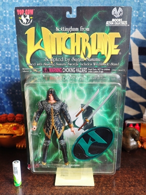 Moore action 魔幻美漫魔女之刃 武装男主角手办模型公仔摆件玩具