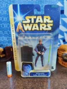 正版星球大战透明版卢克3.75寸可动人偶手办模型公仔摆件景品玩具