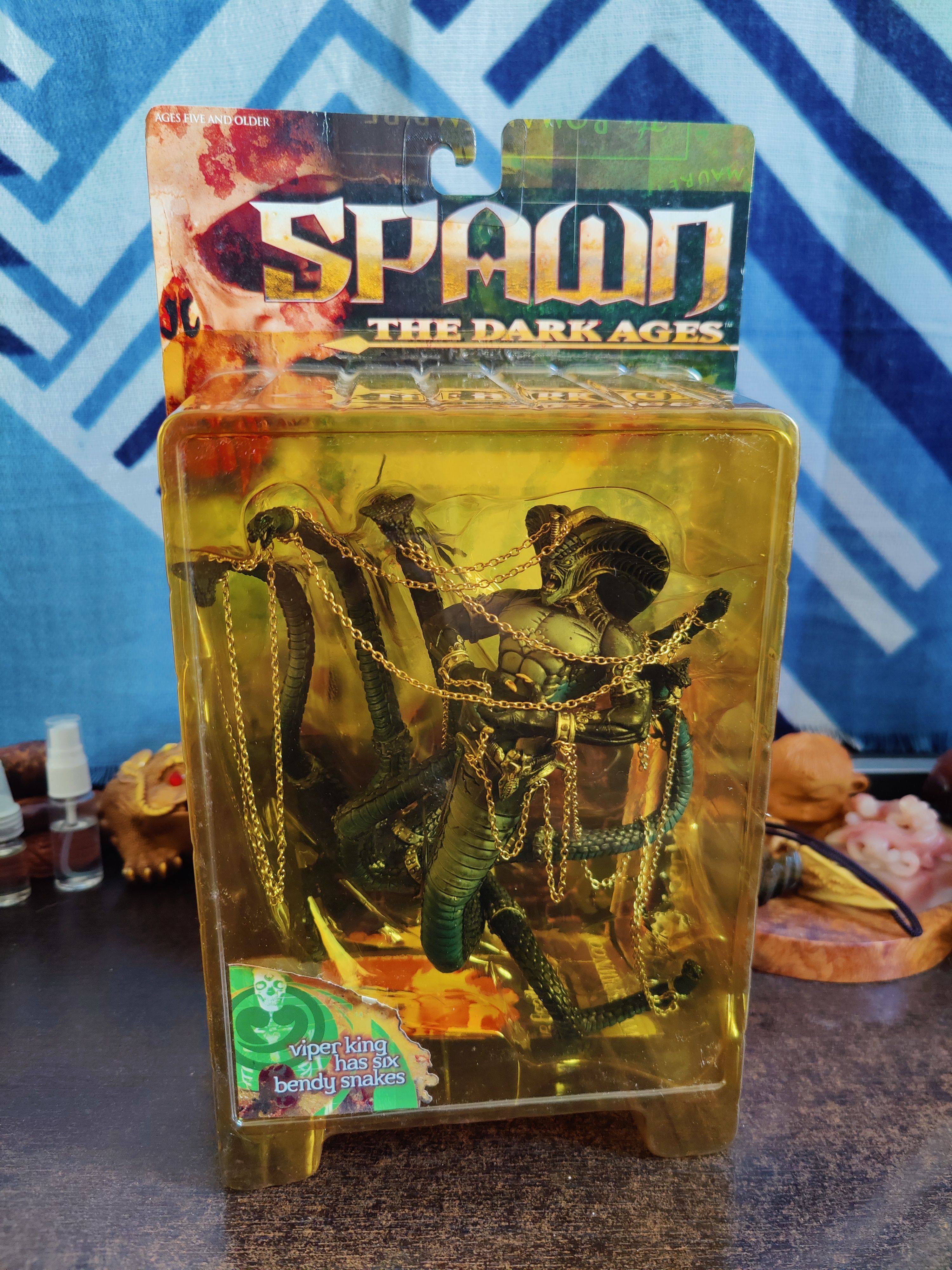 麦克法兰再生侠spawn14代蛇王手办模型公仔摆件景品玩具全新现货