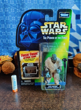 Kenner星球大战稀有人物带胶片3.75寸可动人偶手办模型公仔玩具