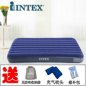 Intex, надувной матрас для двоих, кушон в обеденный перерыв, дорожная палатка, увеличенная толщина