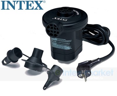 INTEX原装充气电泵家用220V充气泵 抽气泵 冲气泵大功率充抽两用