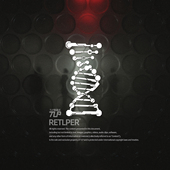 RE锐儿进化 机械强化DNA结构 汽摩防水贴纸 原创 RETLPER镂空车贴