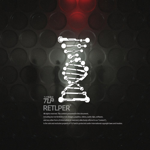 RETLPER镂空车贴 原创 机械强化DNA结构 RE锐儿进化 汽摩防水贴纸