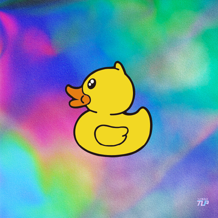 tlp反光车贴动物鸭子笔记本防水