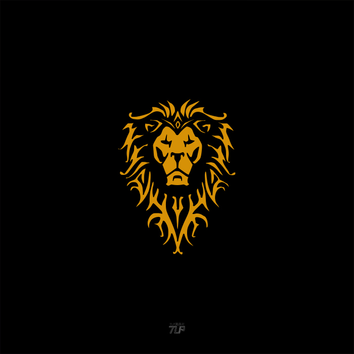 魔兽世界tlp为了狮王徽记wow车贴