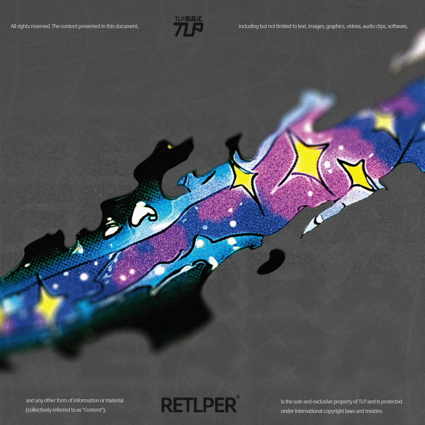 RETLPER镂空车贴 原创 裂隙开启 空间撕裂 汽摩防水遮划痕贴纸